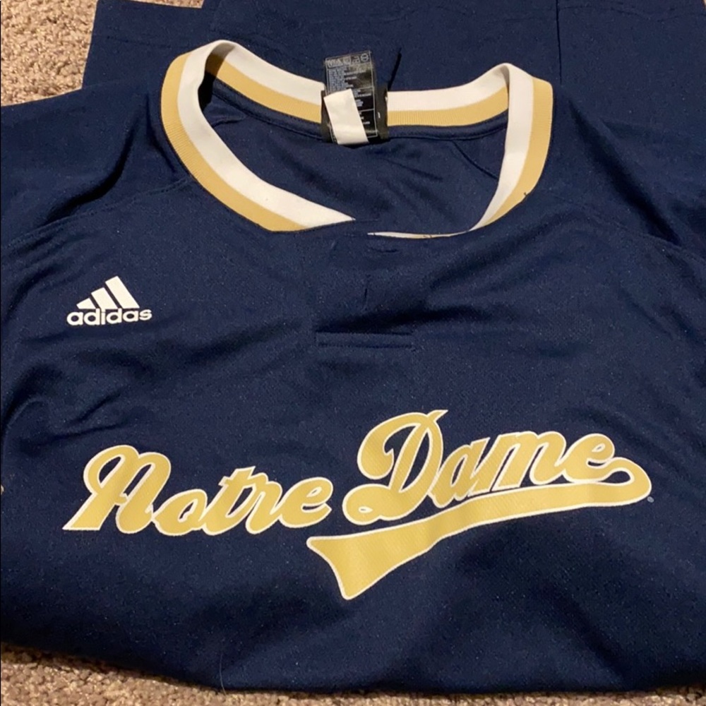 Notre dame baseball jersey